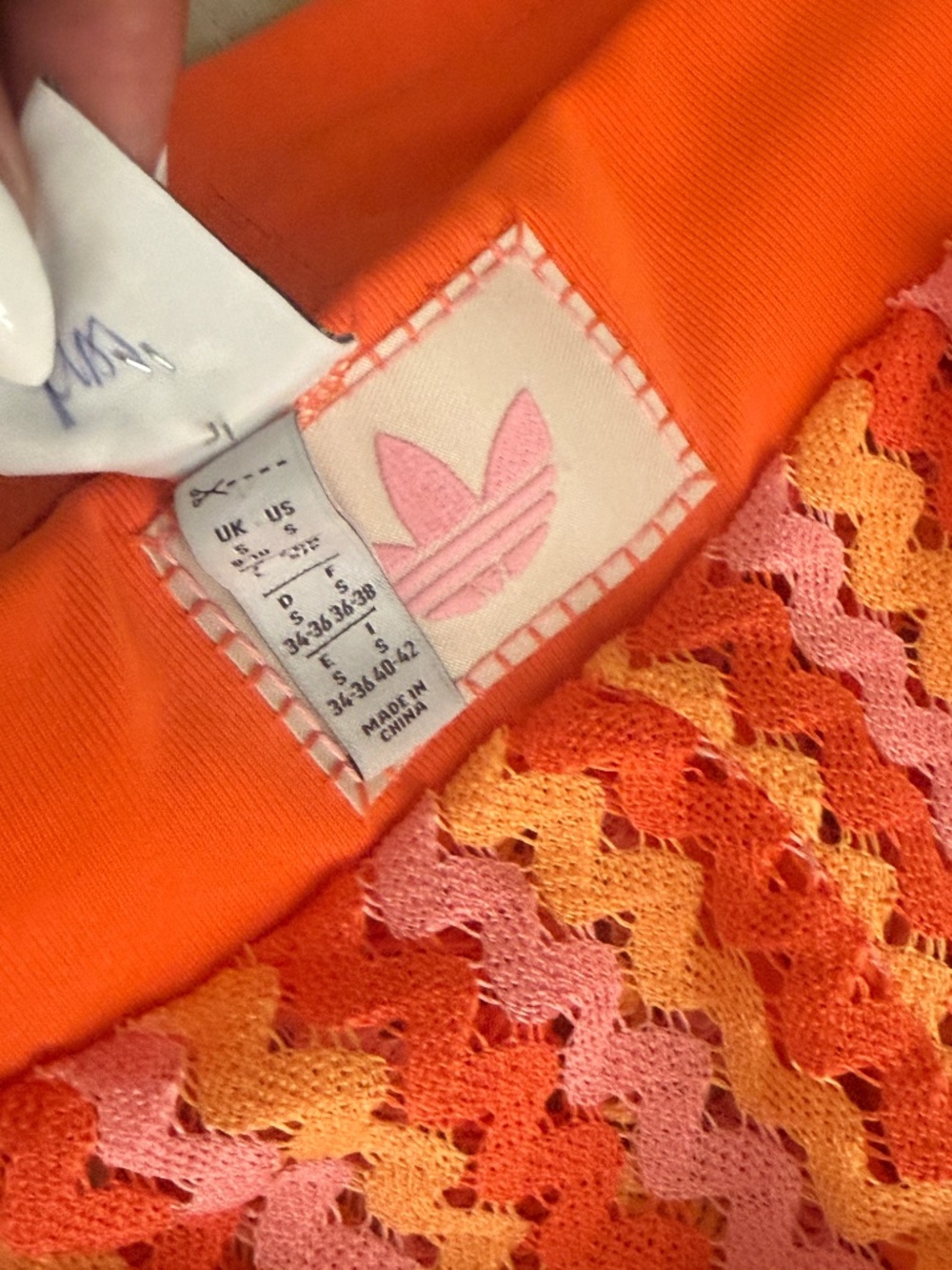 Adidas Summer Glow Crochet Firebird Track Pant - Picture 5 of 5